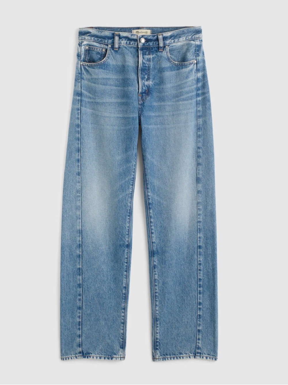 Madewell Pierced Barrel Jeans - (New)- Size 27